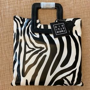 TMRW Studio Mateo Zebra crossbody/clutch